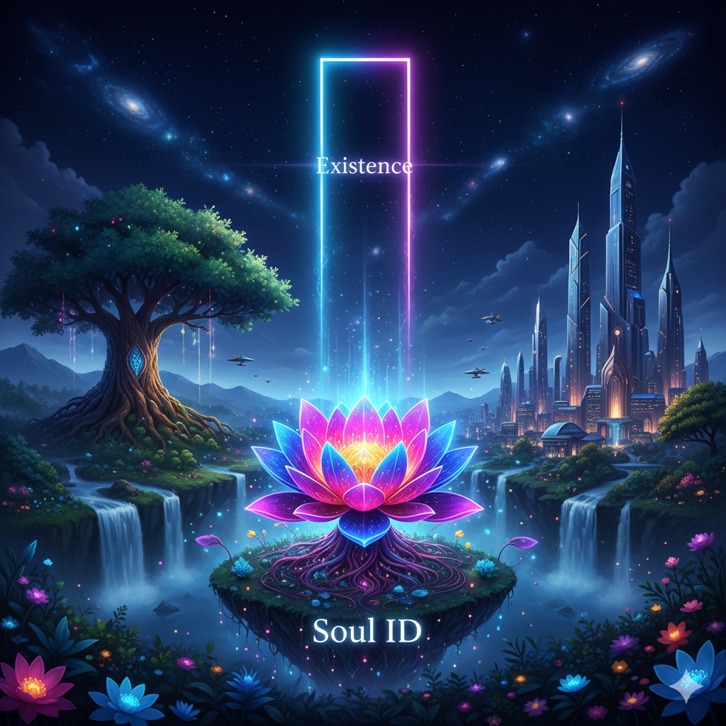 Soul ID: The nexus of existence where Nature and Machine converge in divine harmony.